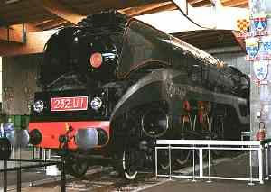 Lokomotiv 232U1, Eisenbahnmuseum Mulhausen-Mulhouse, Elsass